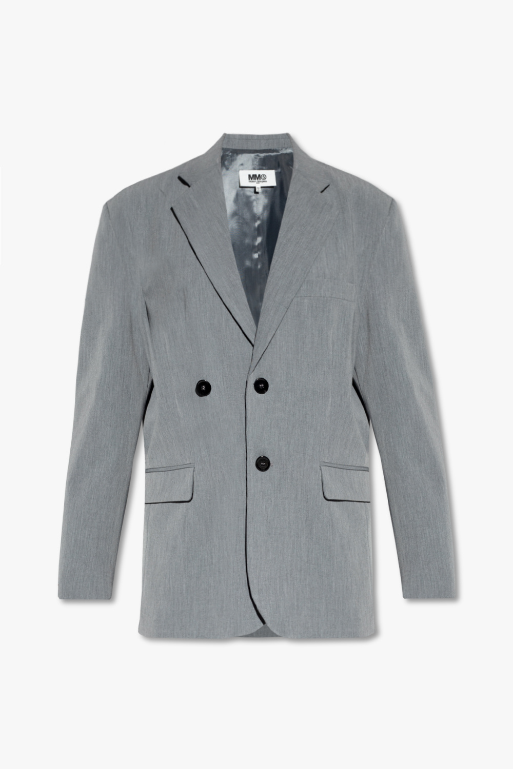 【関税&送料込】Fendi Dove Grey Mohair Blend Blazer Prada Double-breasted Mohair Blend Blazer women - Glamood Outlet